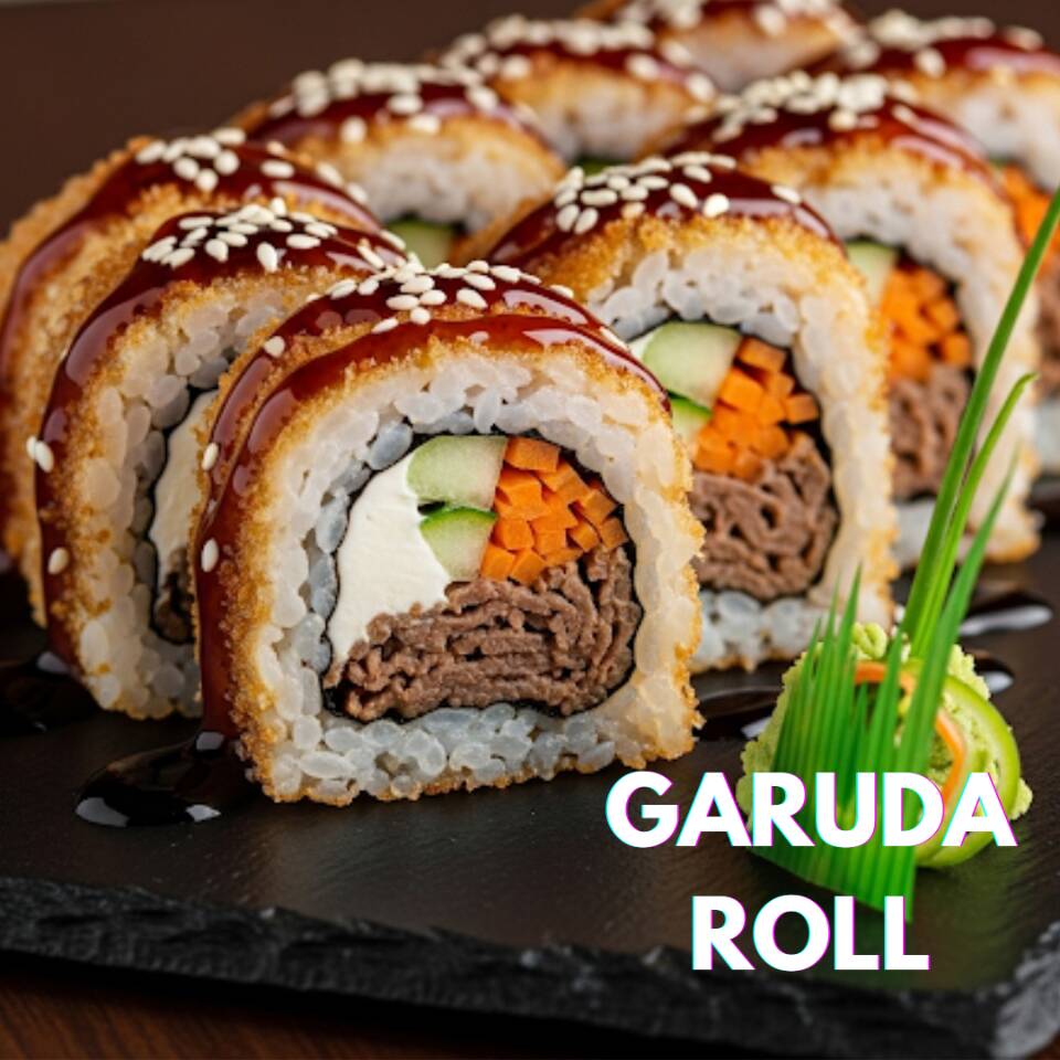 Garuda Roll 🧀🥒🥕🥩