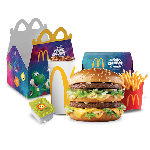 McTrío mediano Mario Galaxy Big Mac