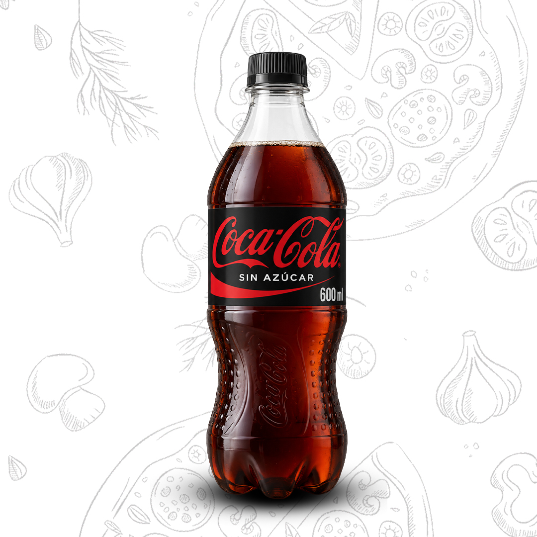 Coca sin azucar 600 ml