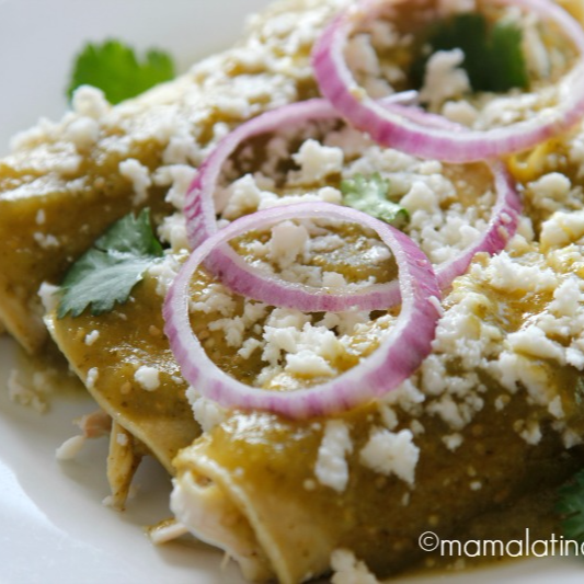 Enchiladas Verdes