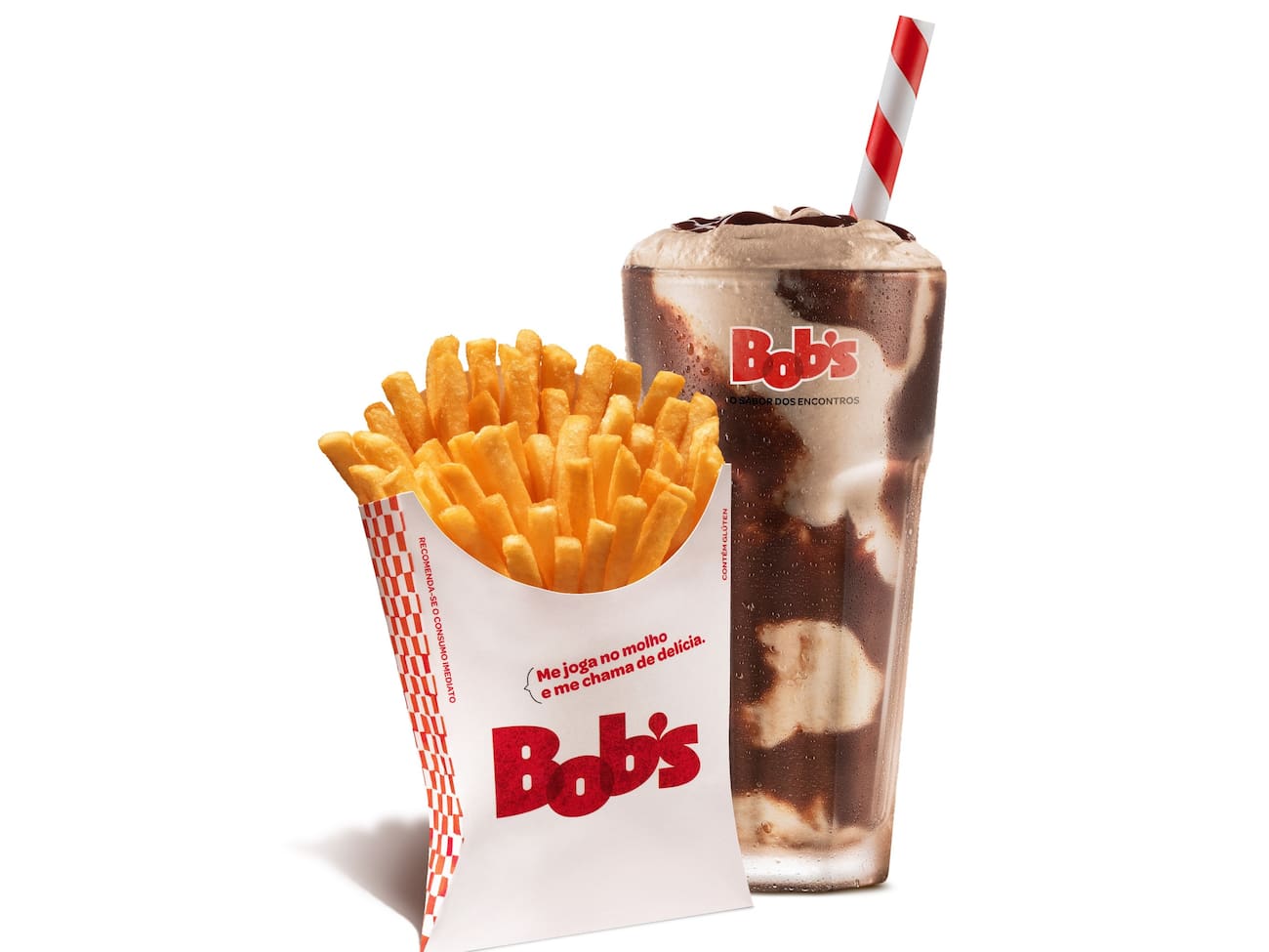 Nosso clássico Milk Shake com batata palito crocante e sequinha