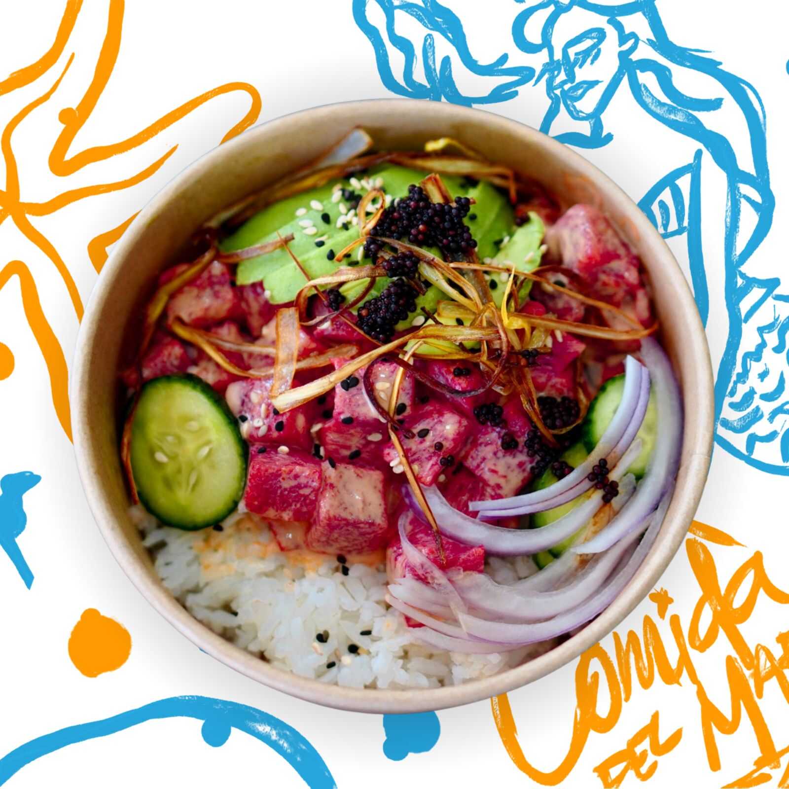 Bowl Atún Chimichurri + Bebida