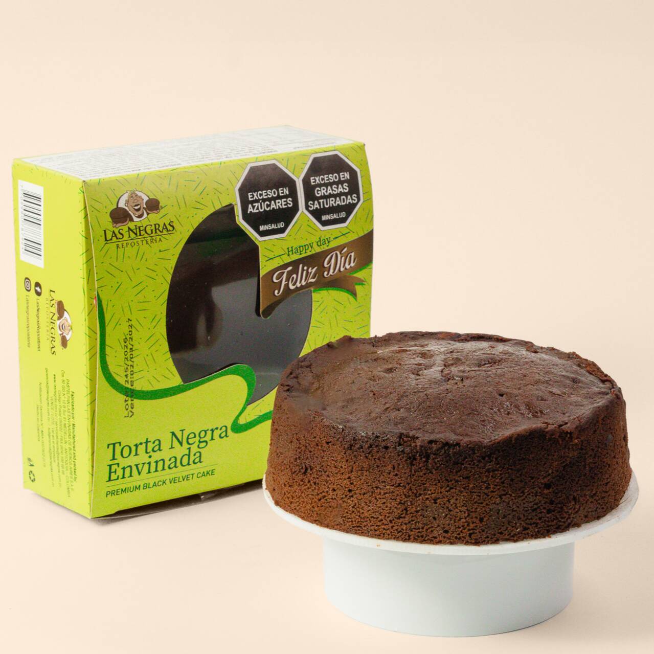 Torta Negra Envinada 12 Porciones
