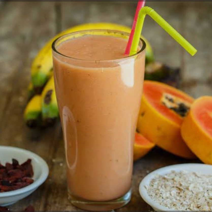 Licuado de papaya de medio litro