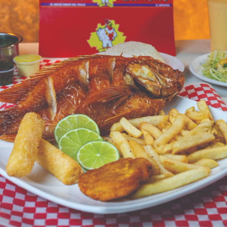 Mojarra Frita + Bebida