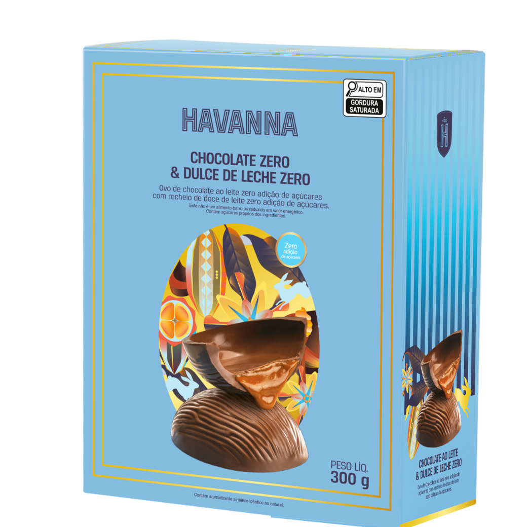 Ovo Páscoa Havanna Zero + Pote Helado zero 400g