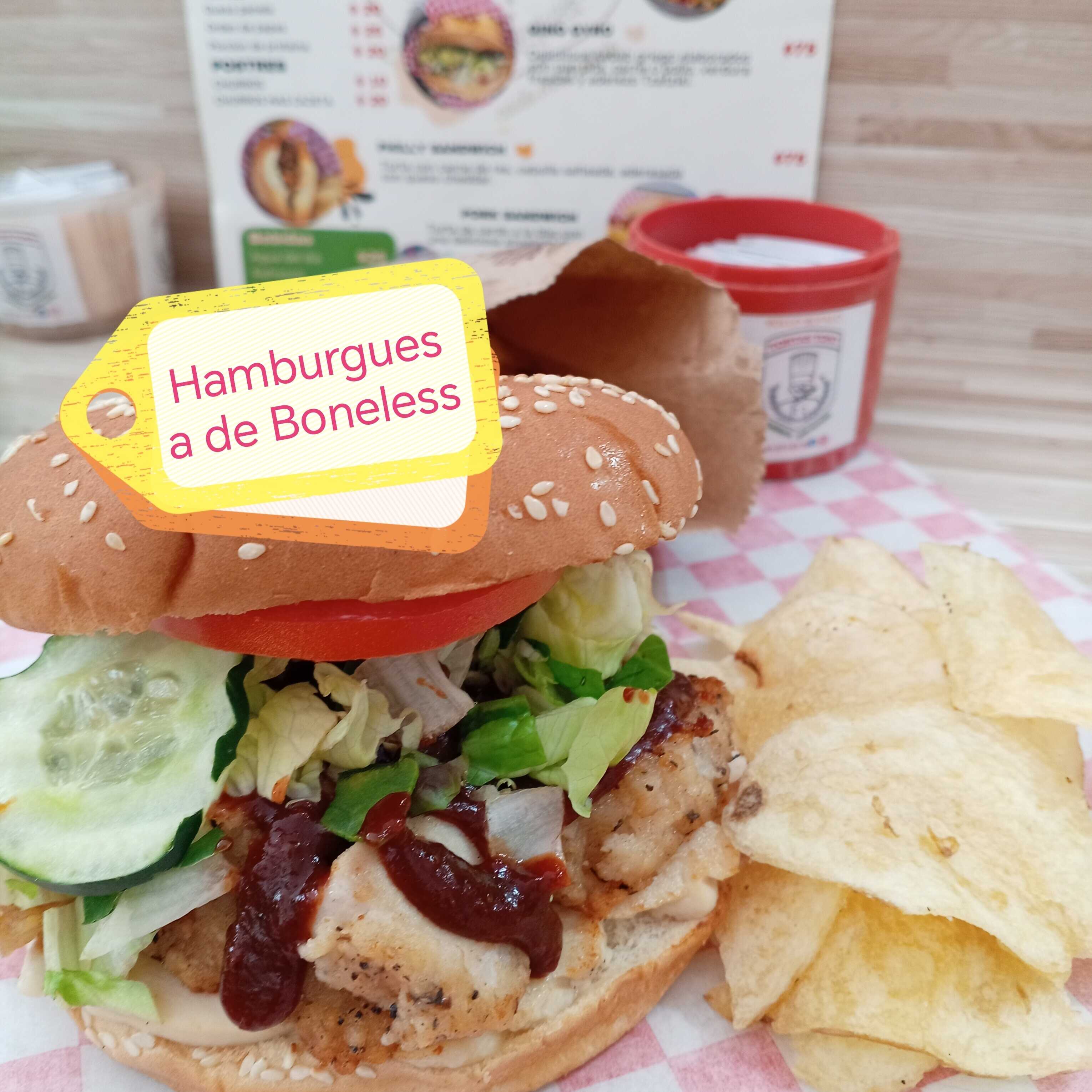 Hamburgesa de Boneless