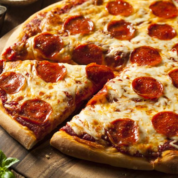 'pizza sabor calabresa - imagem ilustrastiva