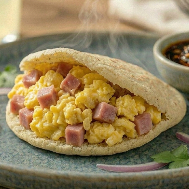 Gordita de Huevo con Jamón