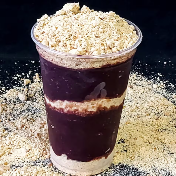 Monte seu delicioso Açai de 400ml com 3 adicionais.