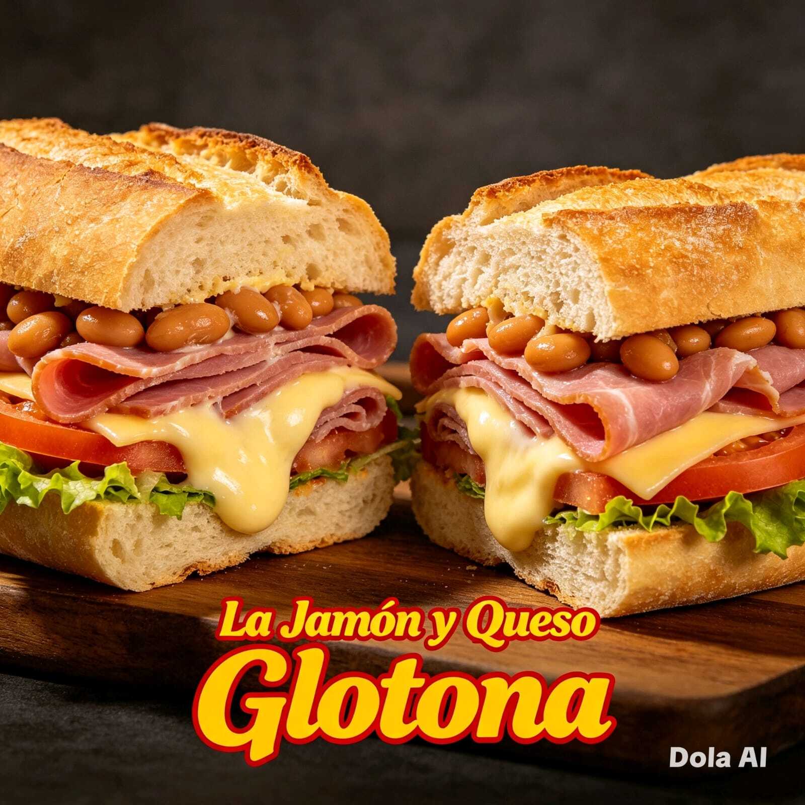 Torta La Jamón y Queso Glotona