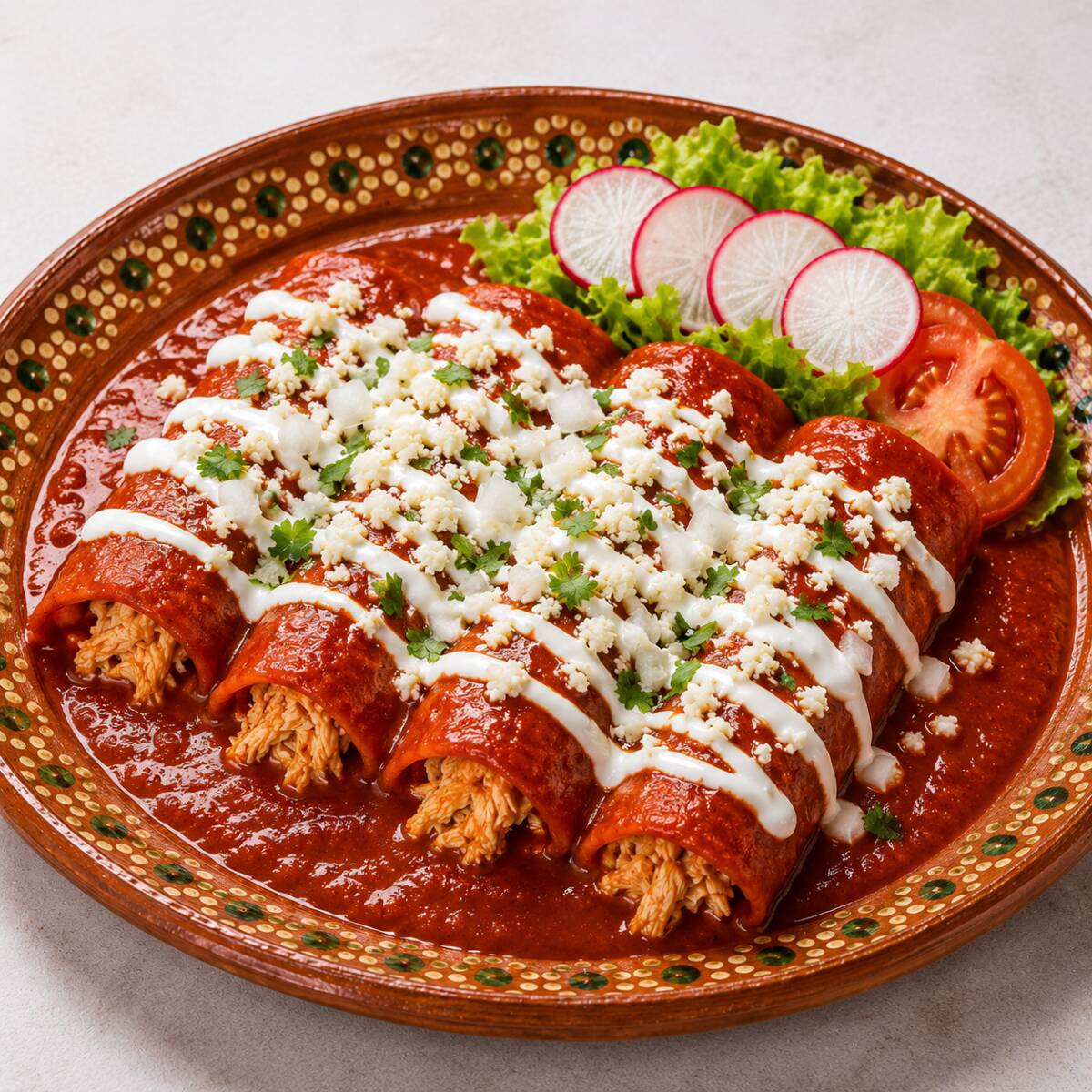 Enchiladas Rojas