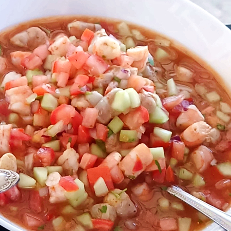 Ceviche de Camarón Mixto