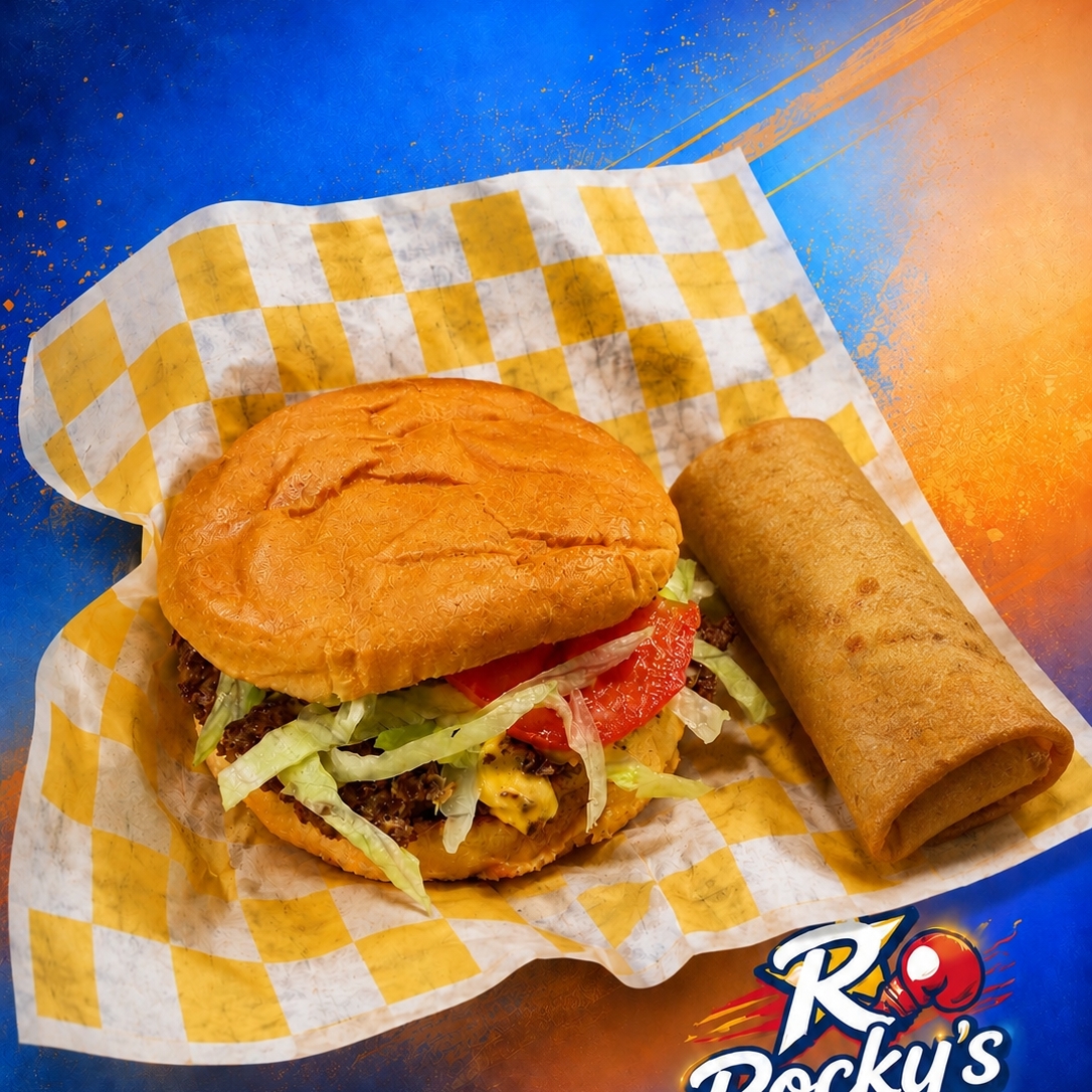 Hamburguesa + burrito 🌯