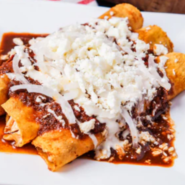 Menú #1 Enchiladas en Salsa Morita
