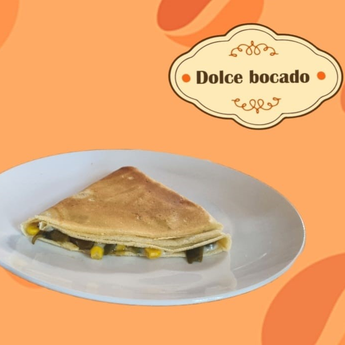 Crepa de Rajas y Elote con Queso