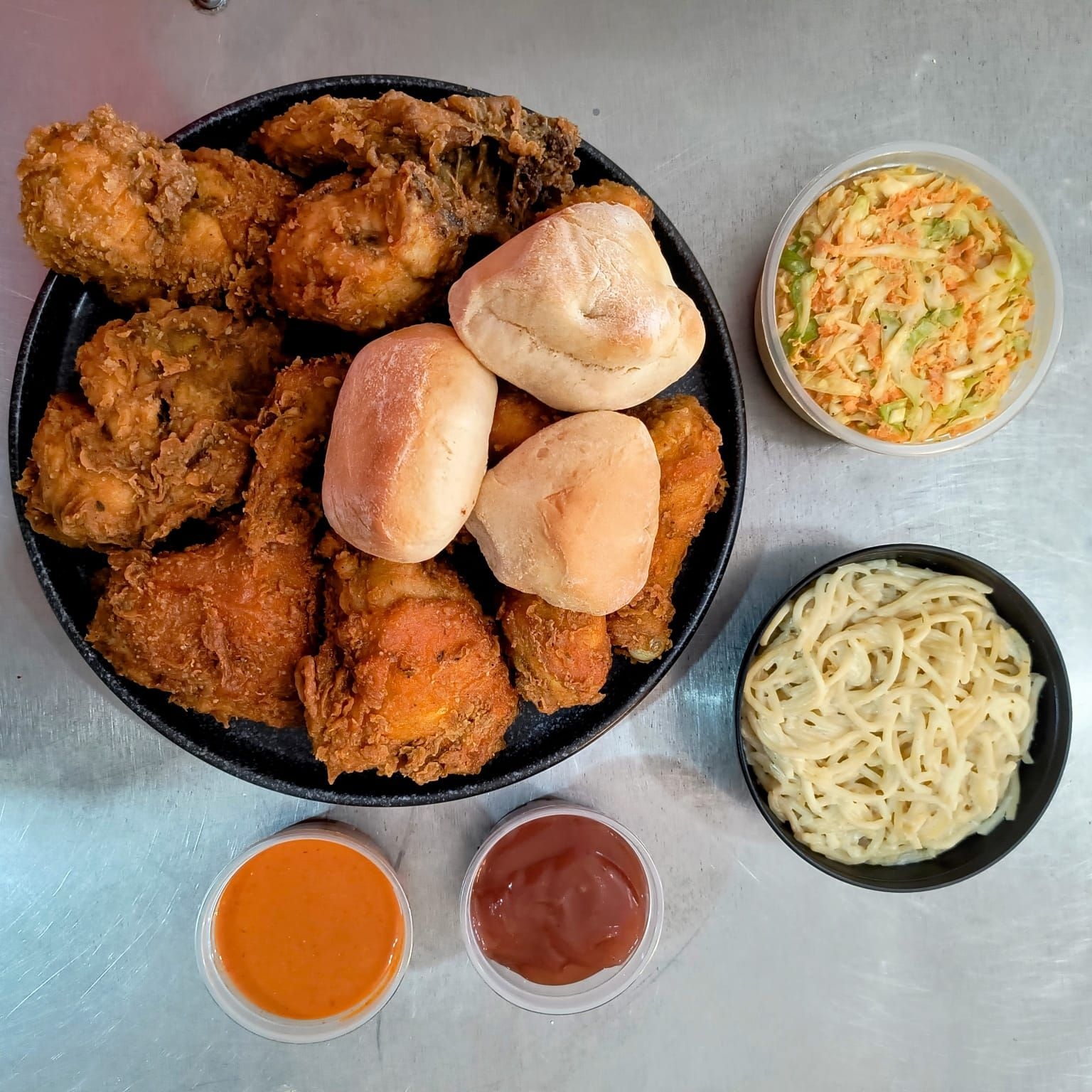 Pollo Completo + Spaghetti