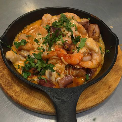 Queso con Mariscos