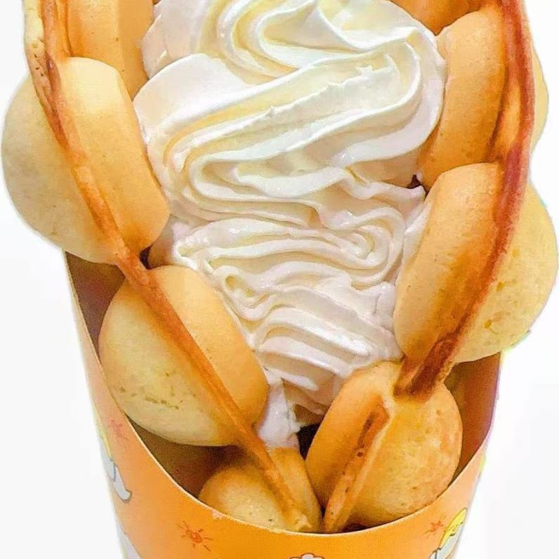 Waffle Original con Crema Batida