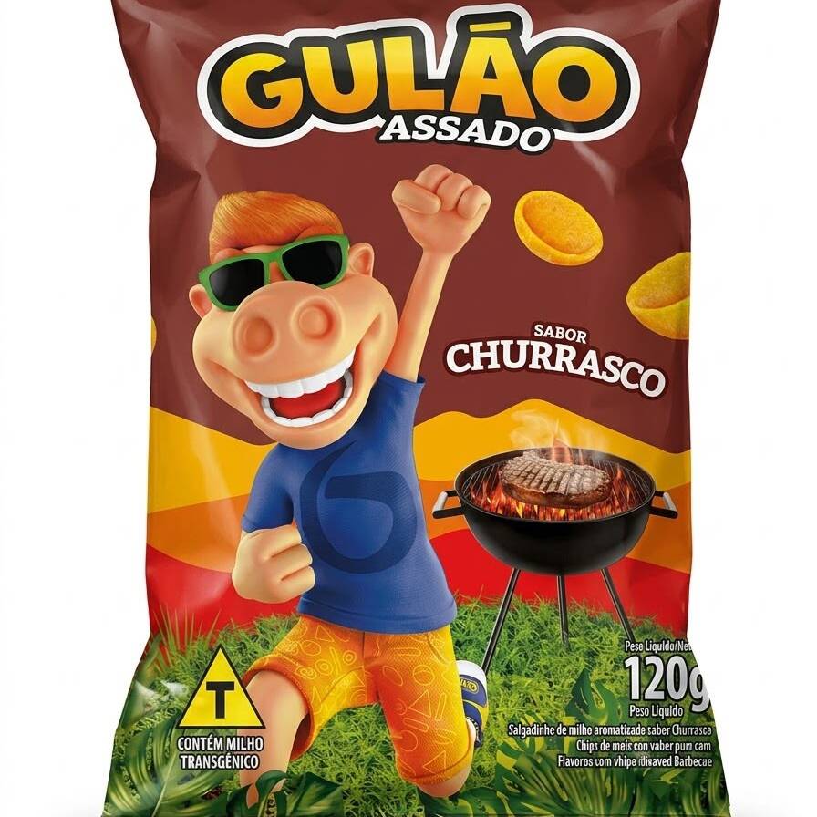 Gulão sabor Churrasco 120g