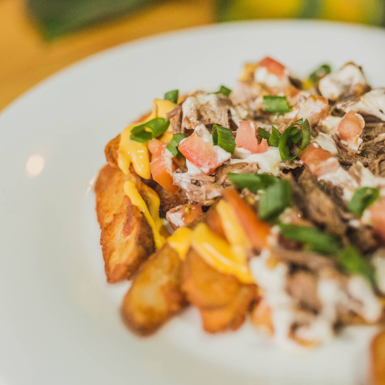 Papas locas de carne