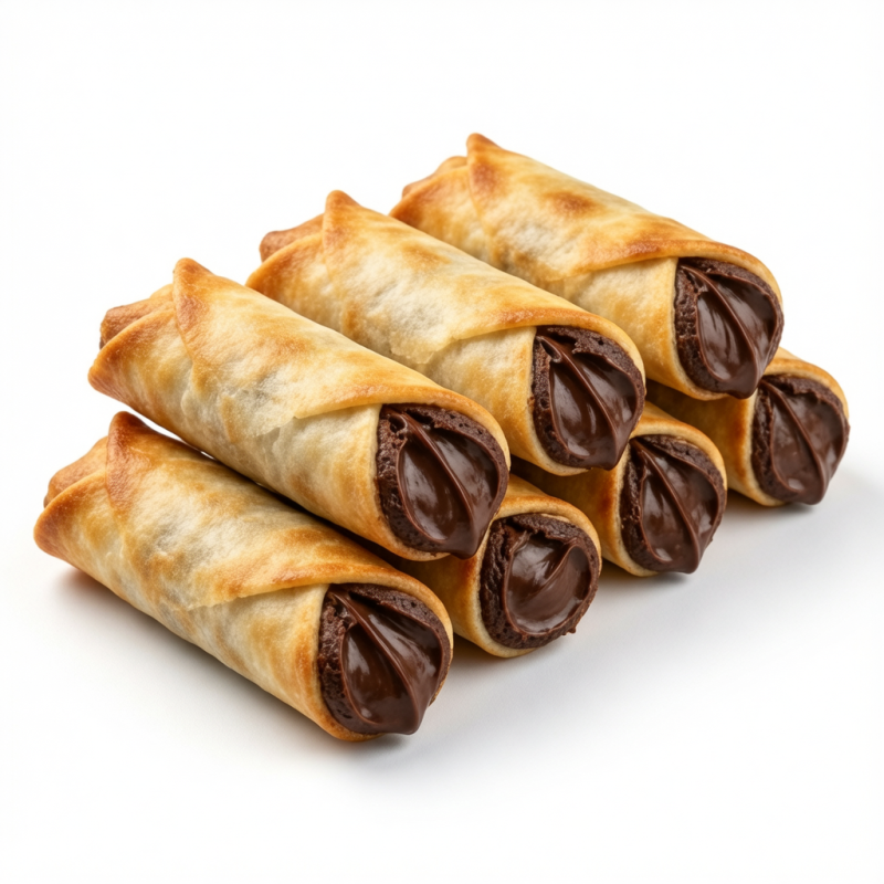 6 Harumaki de Chocolate