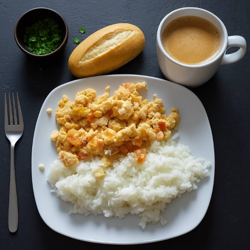 Combo 4: Huevos al Gusto con Arroz