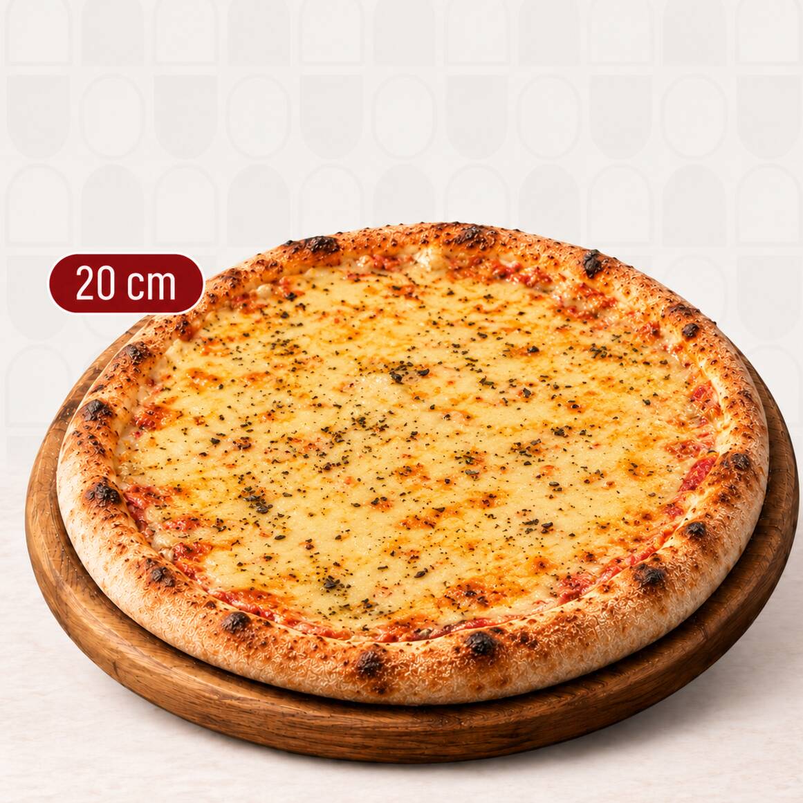 Ideal para matar aquela vontade de pizza, rápida e na medida! Pizza brotinho (20cm) sabor muçarela. Massa leve de longa fermentação, molho artesanal, queijo muçarela e orégano. Para preservar a integridade dos ingredientes, a pizza brotinho não vai cortada.