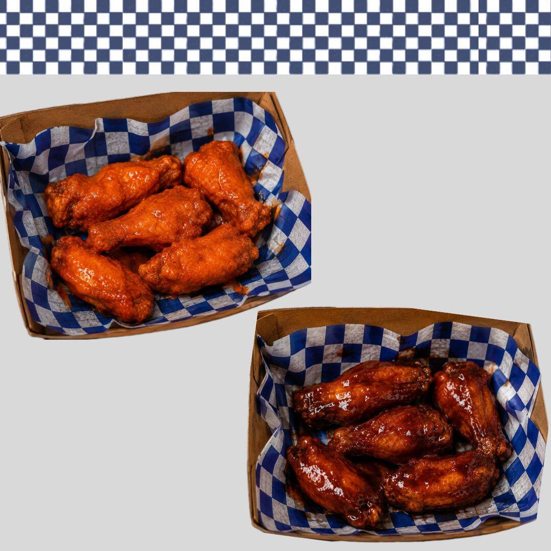 6 Piezas Alitas + Papas