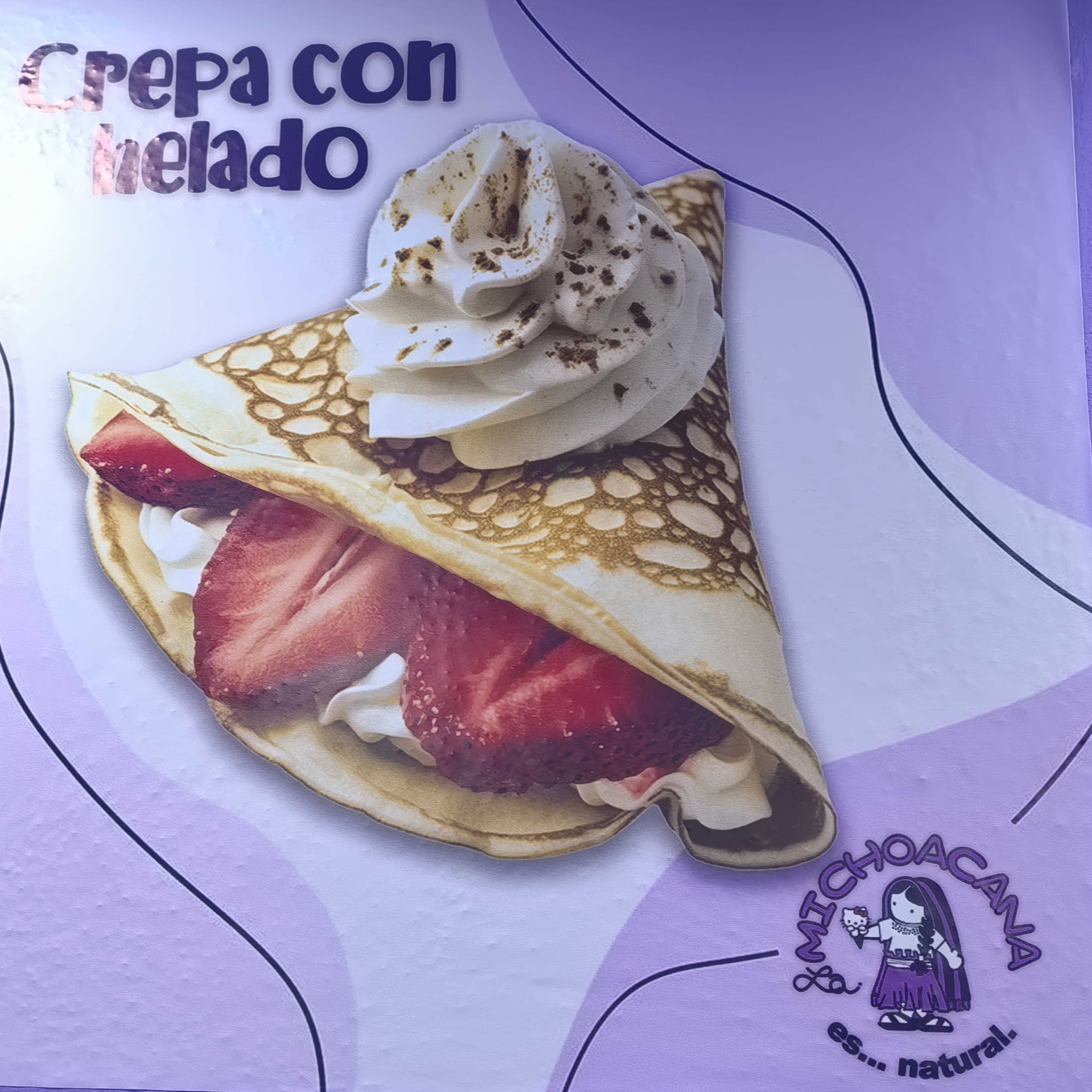 Crepa con Helado