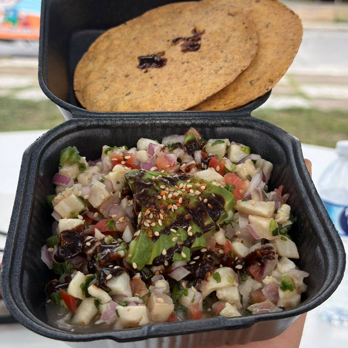 Tostada de Ceviche