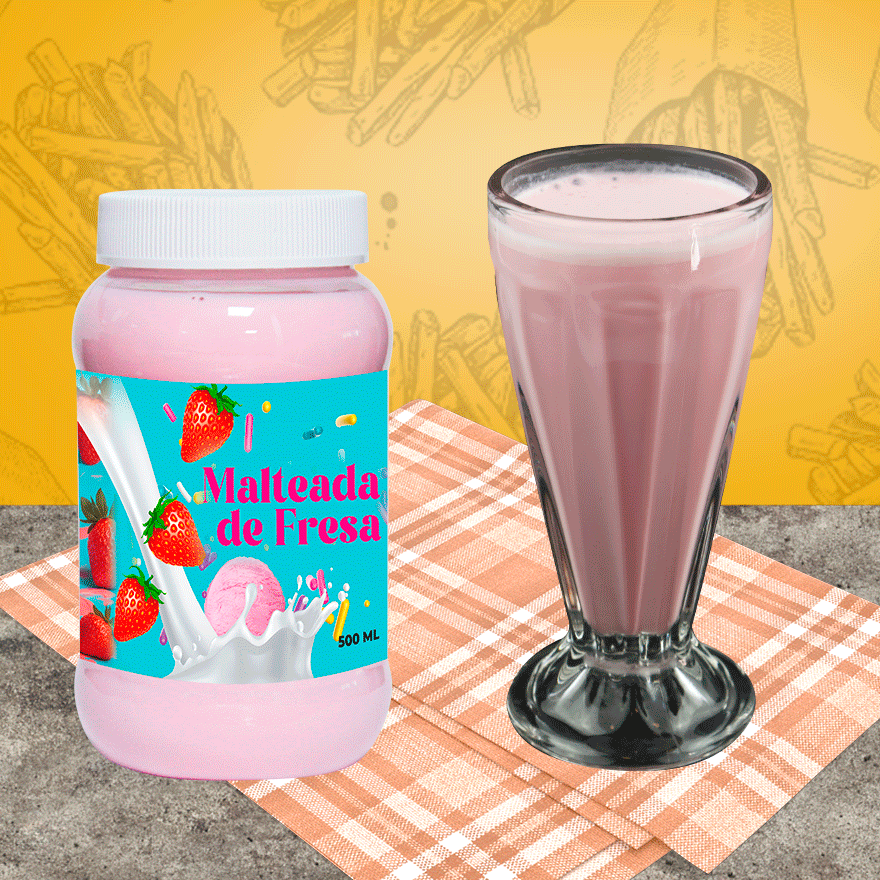 Malteada De Fresa 500 ml
