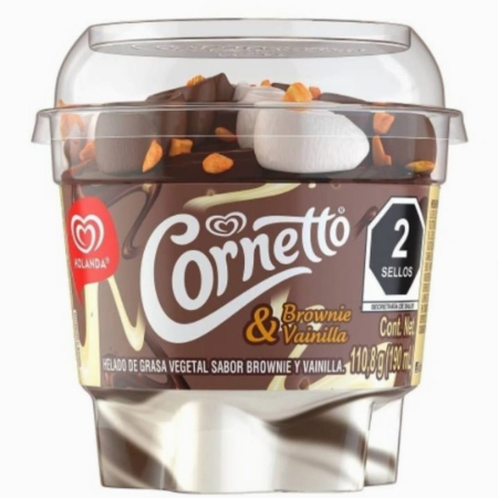 Copa Cornetto Brown Vainilla
