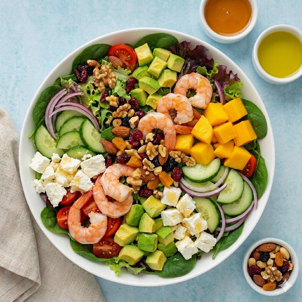 Ensalada de Camarón con Mango