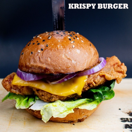 Hamburguesa Krispy
