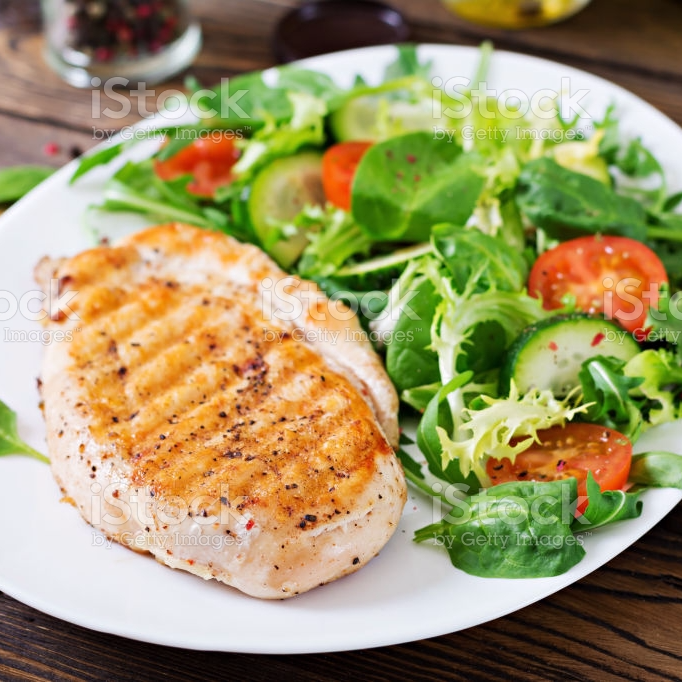 Filet Pollo A La Plancha+ ensalada