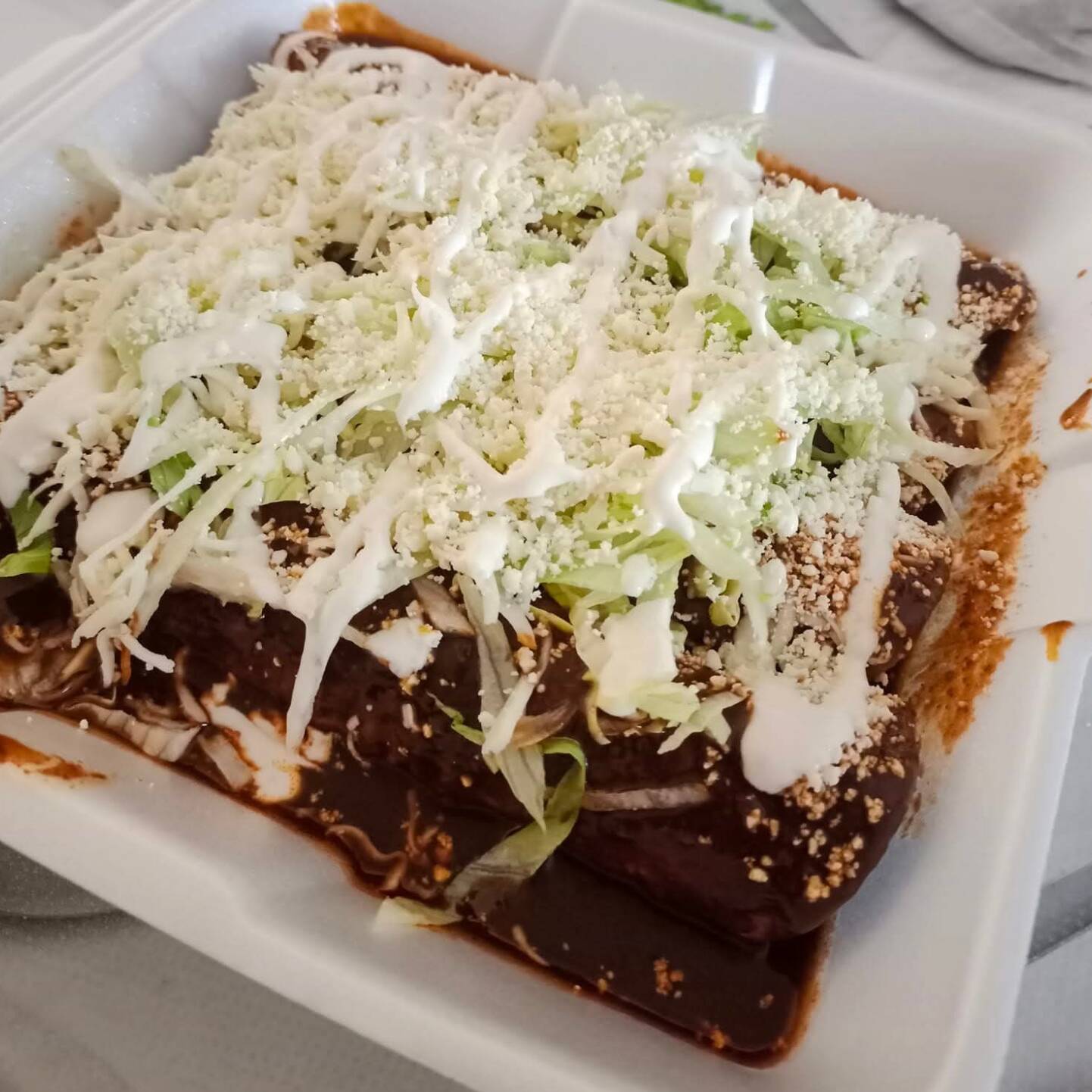 Enmoladas Rellenas