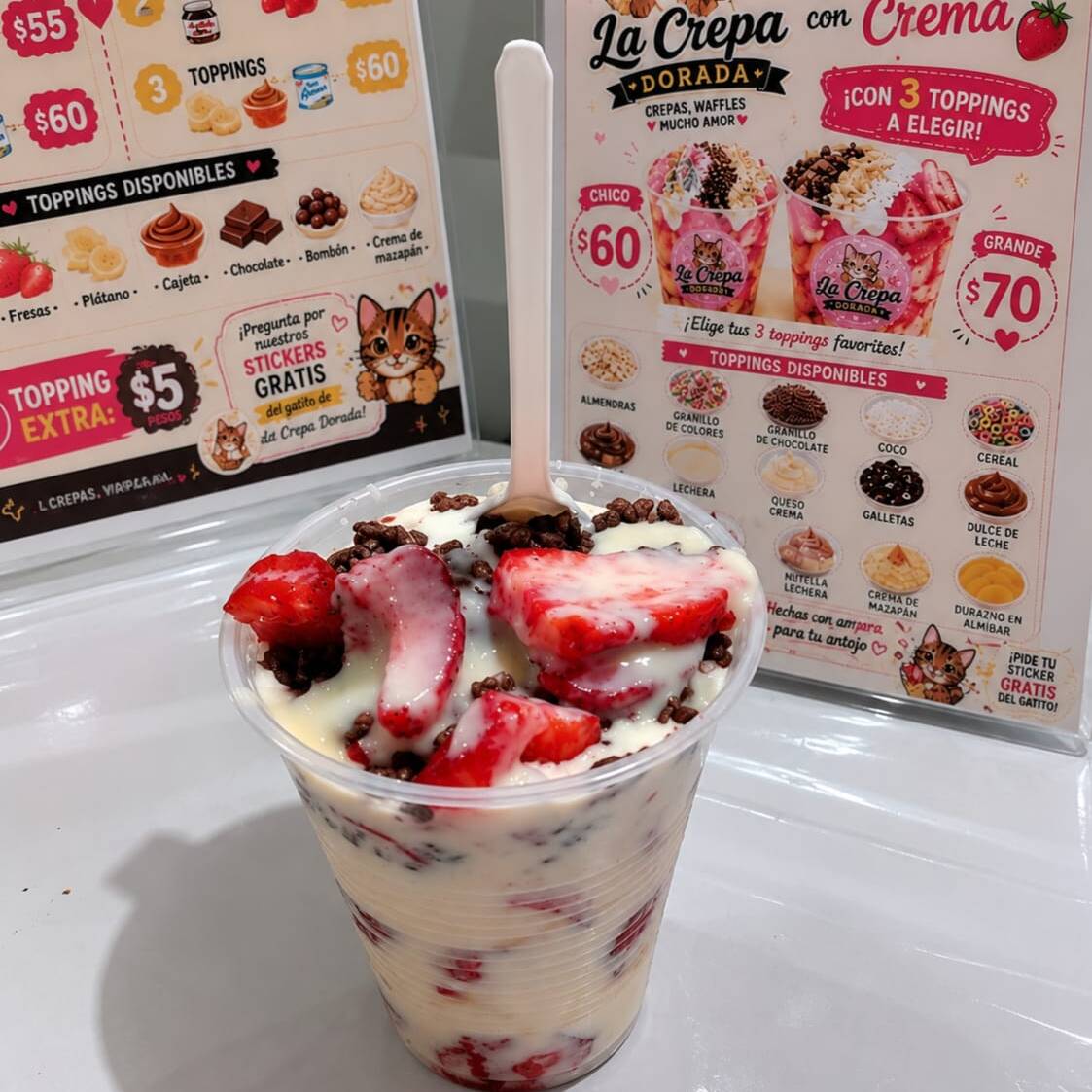 Fresas con Crema