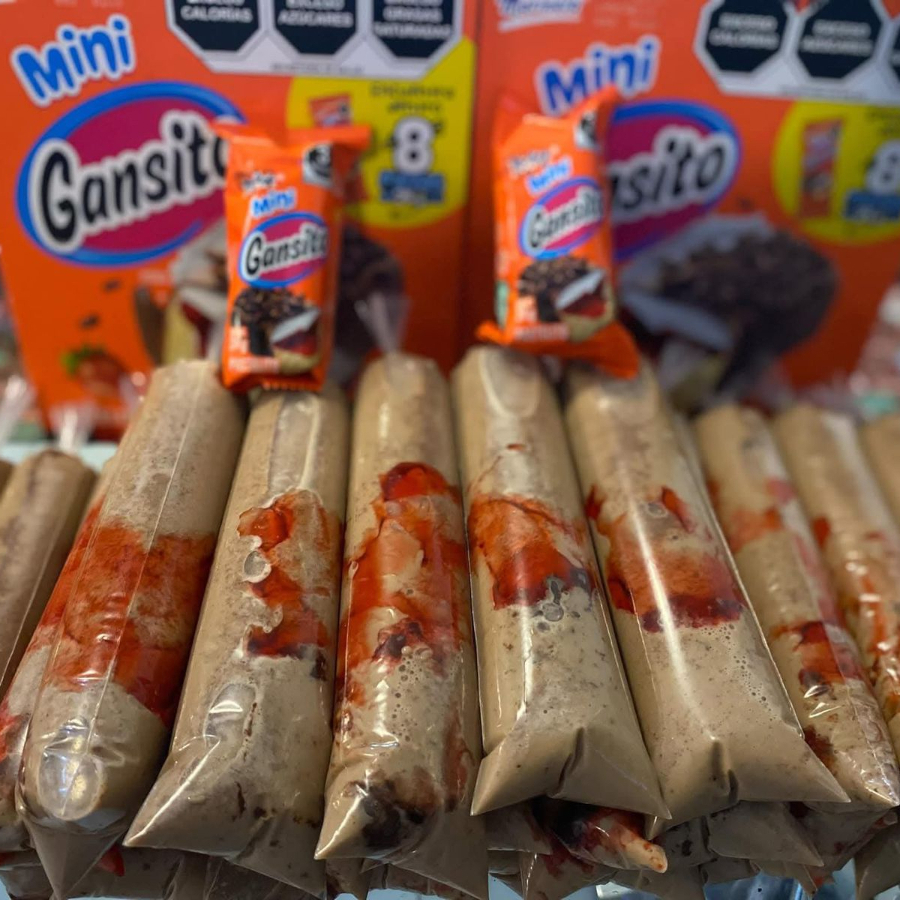 Bolis De Leche Sabor Gansito Con Chocolate