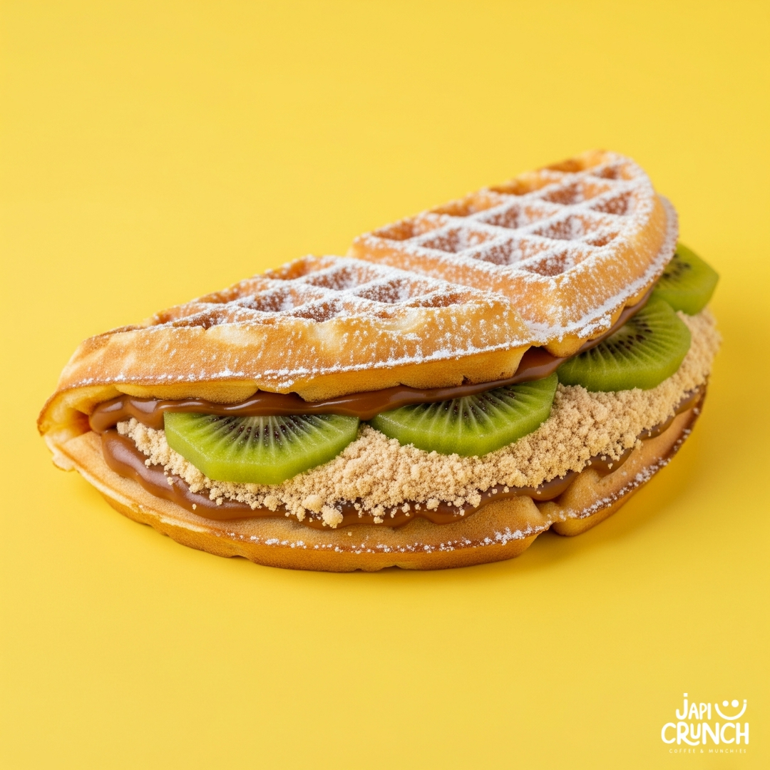 Waffle Dulce Tipo Sándwich Japi Kiwi