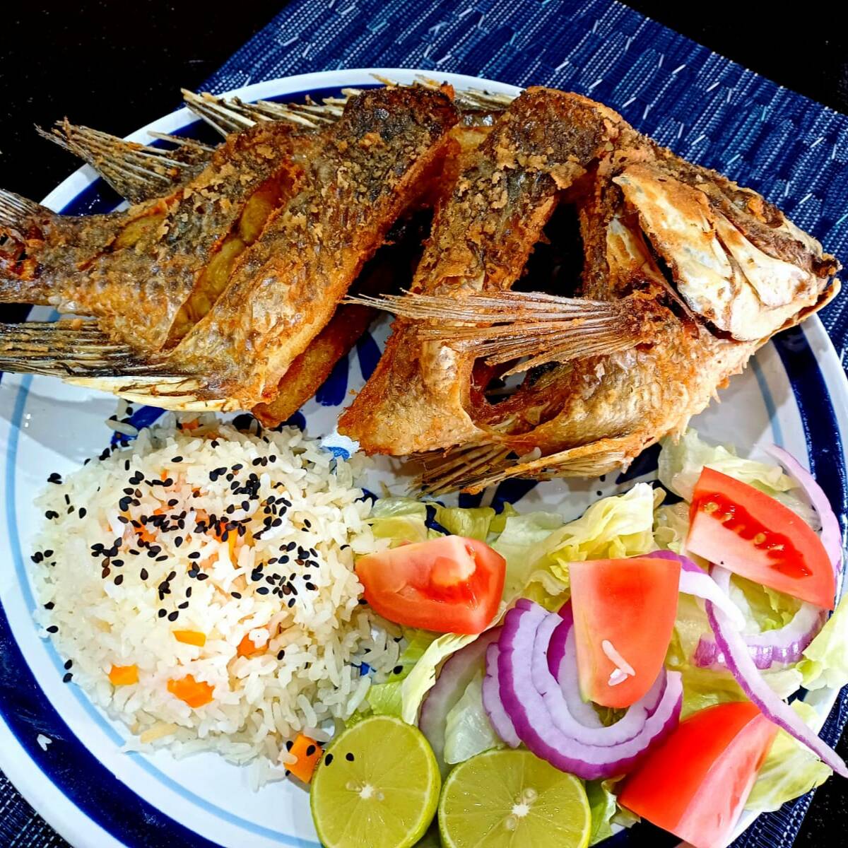 Pescado Frito, Sierra o Mojarran