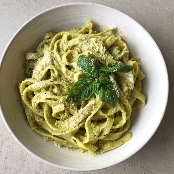 Pasta Verde Cilantro