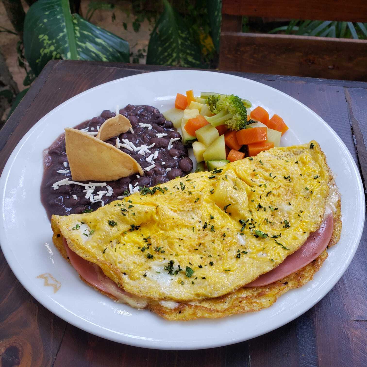 Omelette de Jamón y Queso