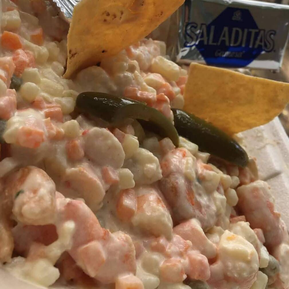 Ensalada Rusa de Camarón