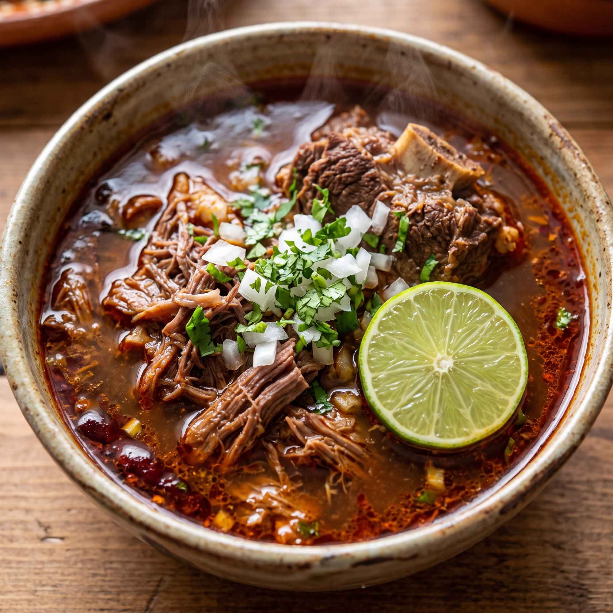 Birriamen con Queso y Carne