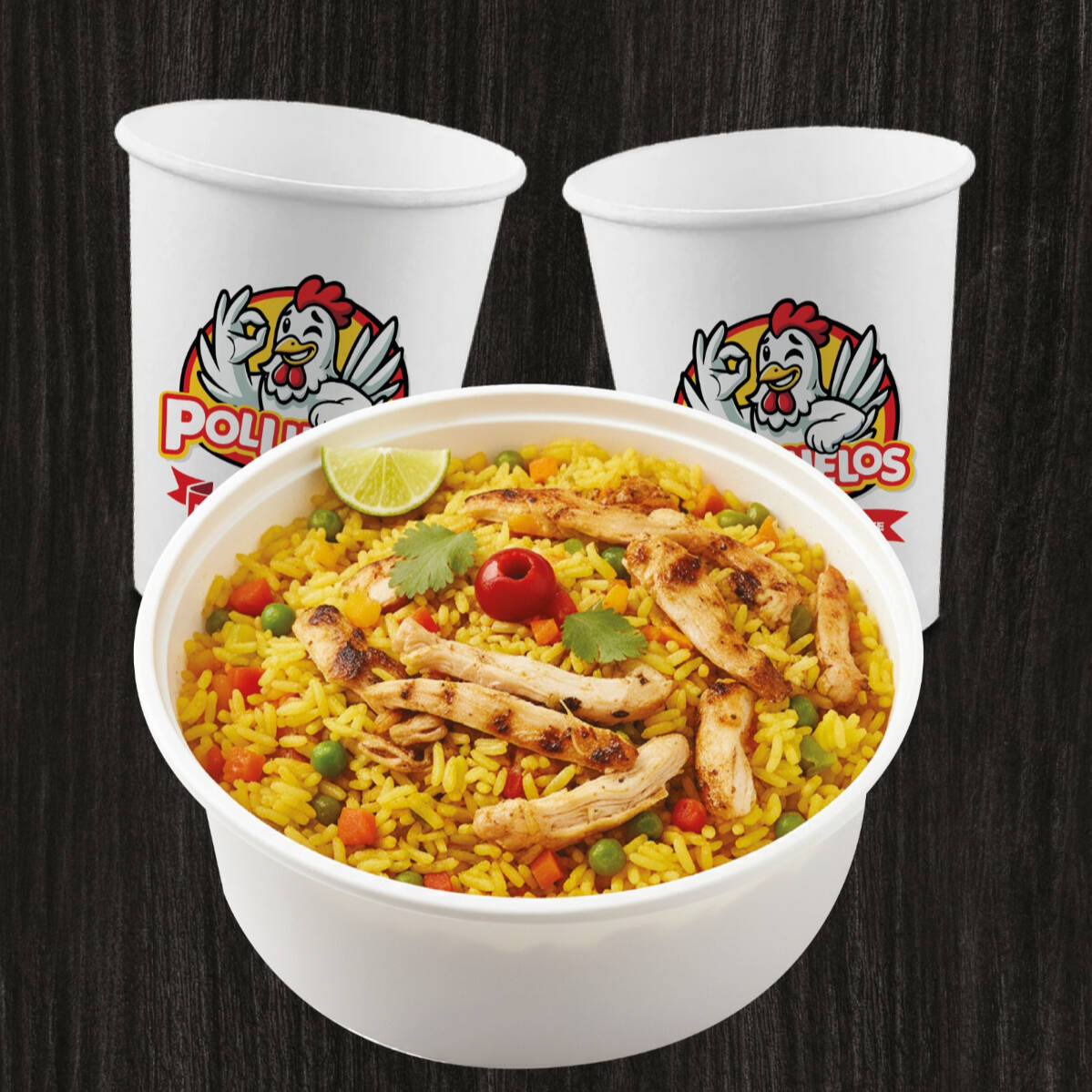 1 Entero Arroz/pollo + 2 naturales 16onz 20% des
