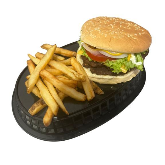 Hamburguesa Sencilla Con Papas