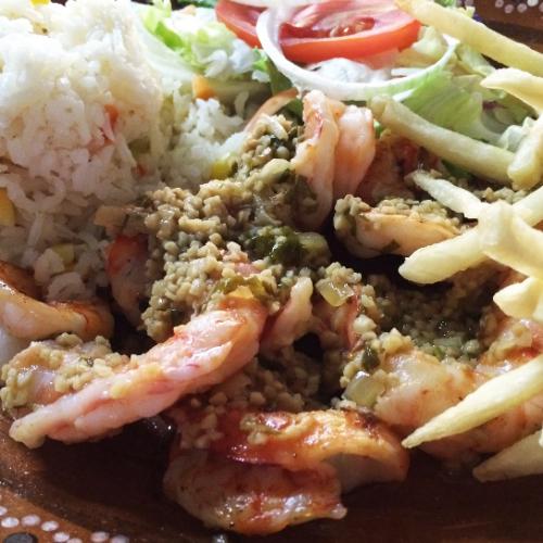 Camarones al Mojo de Ajo