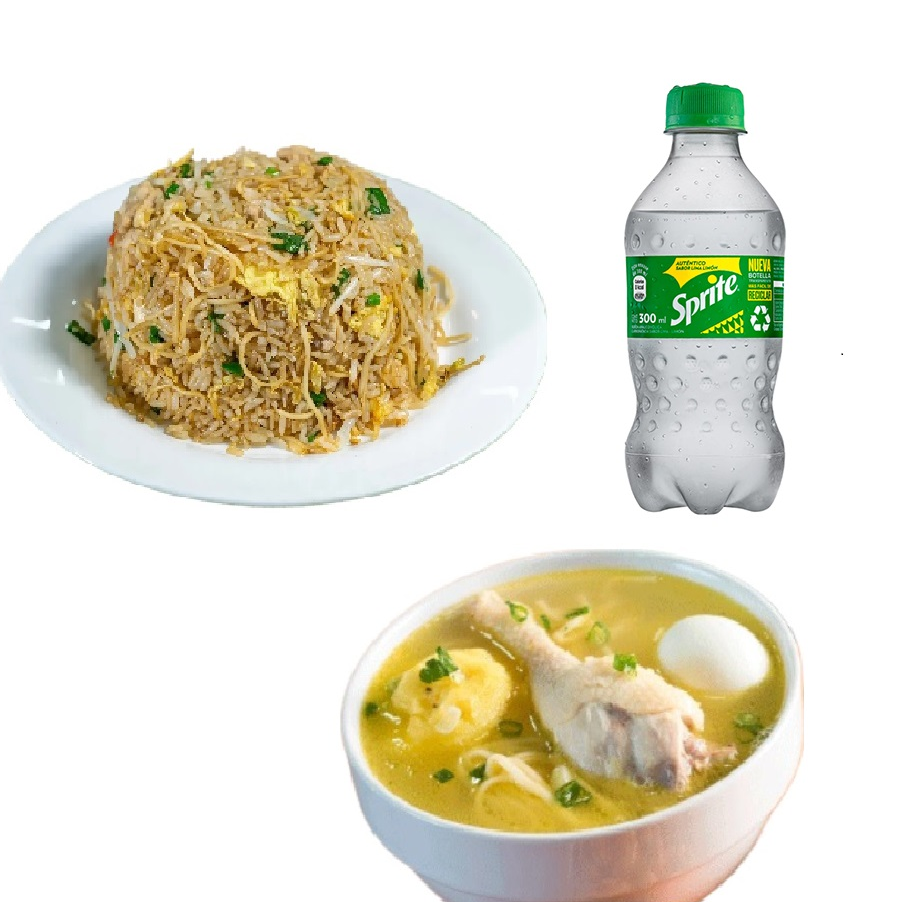 Aeropuerto + Caldo de Gallina con Presa + Bebida