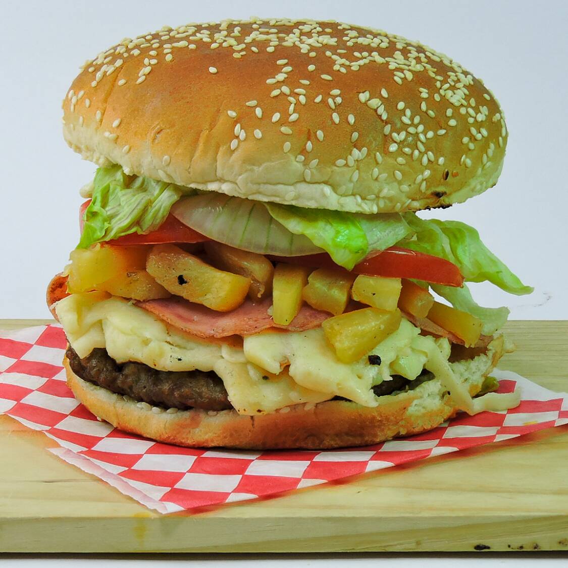 Hamburguesa Hawaiana Grande